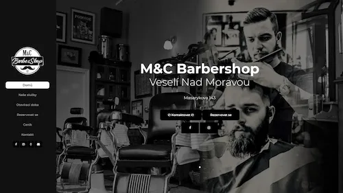 BarberShop - webové stránky